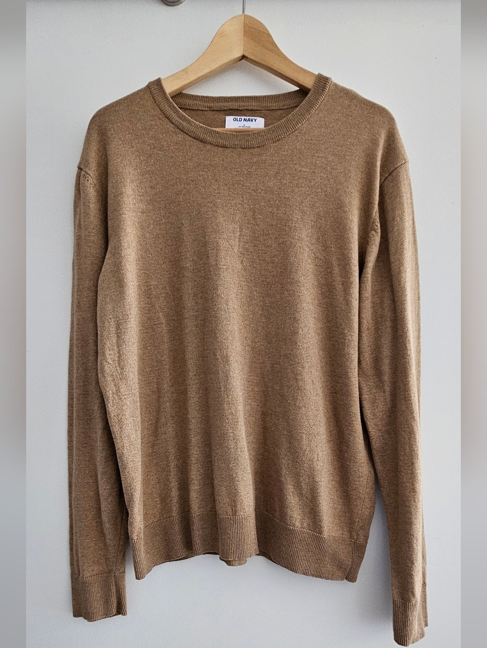 Old Navy Men's Heather Brown Crewneck Sweater Size L